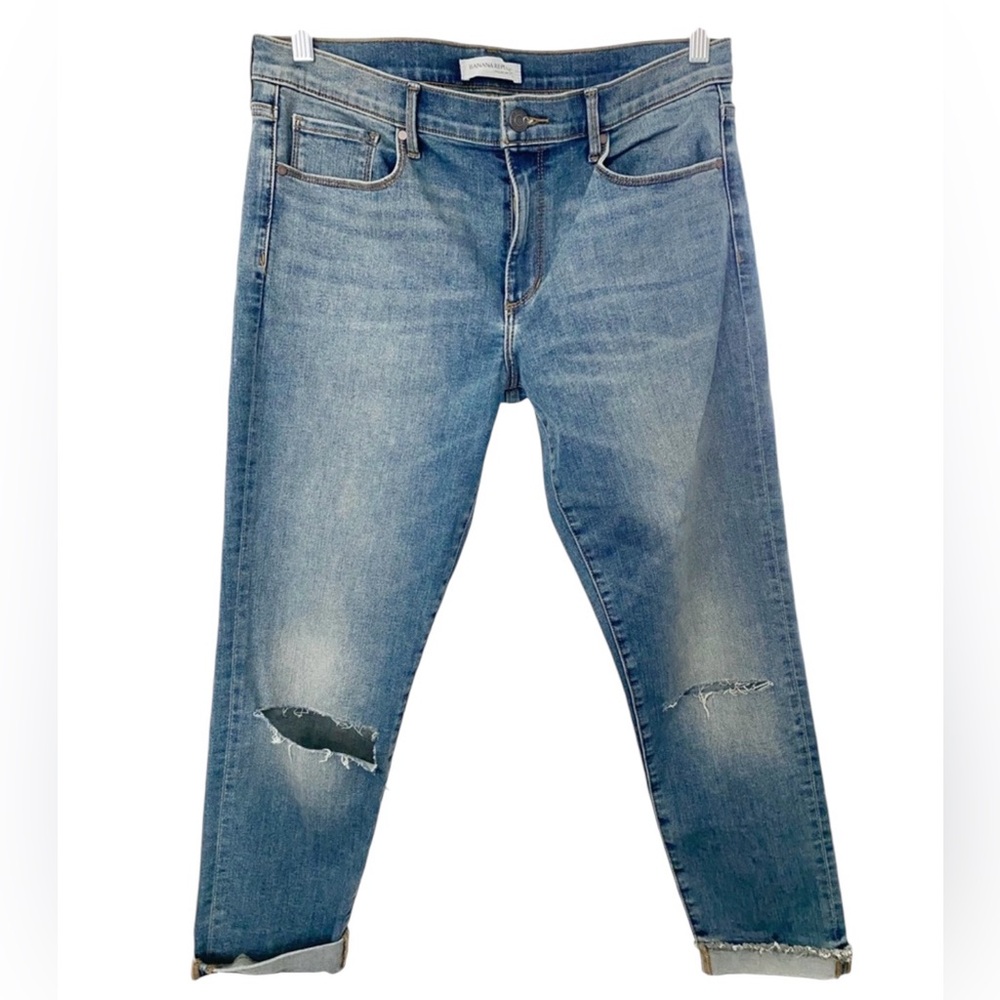 Banana Republic Jeans Premium Denim Stretch 32 Skinny Ankle
